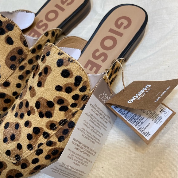 Gioseppo, cheetah print mules, size 6.5 - Picture 4 of 9